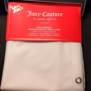 Juicy Couture shower liner